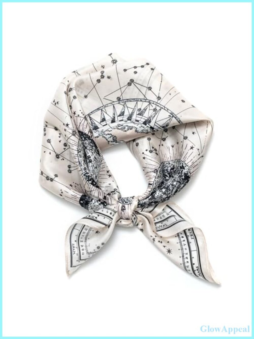 100% Mulberry Silk Scarf Women Square Satin Neck Head Scarf Handbag Accessory